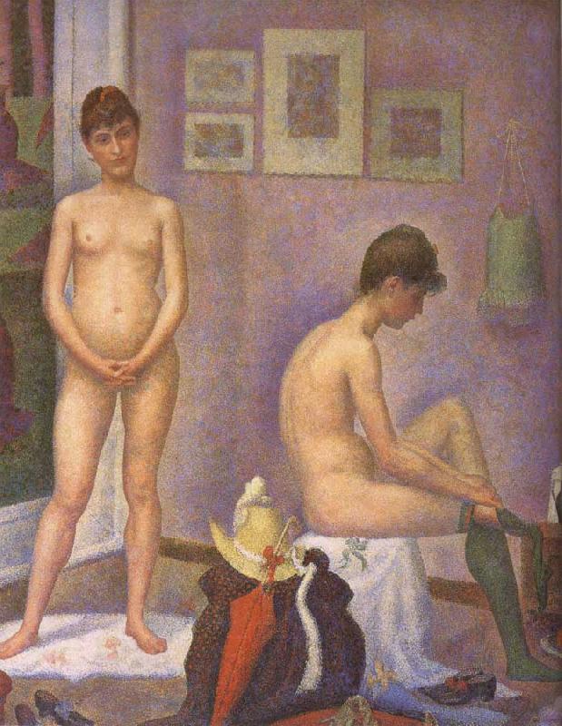 Georges Seurat The Post of Woman China oil painting art
